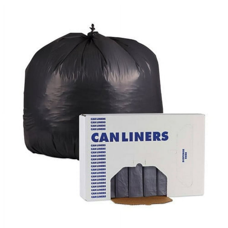 Linear Low Density Industrial Can Liners, 56 gal, 1.3 mil, 43 x 47, Gray, 100/Carton Linear Low Density Industrial Can Liners, 56 gal, 1.3 mil, 43 x 47, Gray, 100/Carton