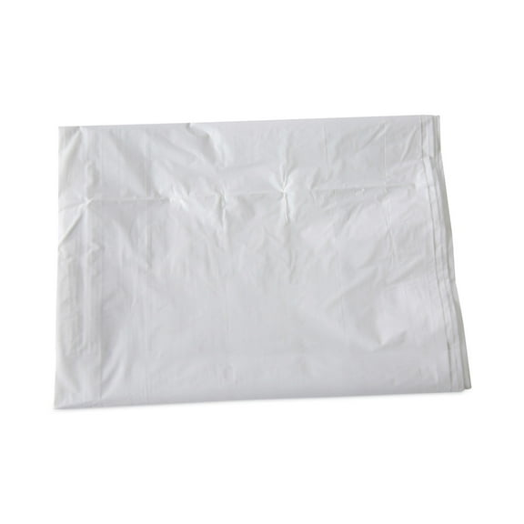 Boardwalk Linear Low Density Industrial Trash Bags, 56 gal, 0.9 mil, 43 x 47, White, 100/Carton