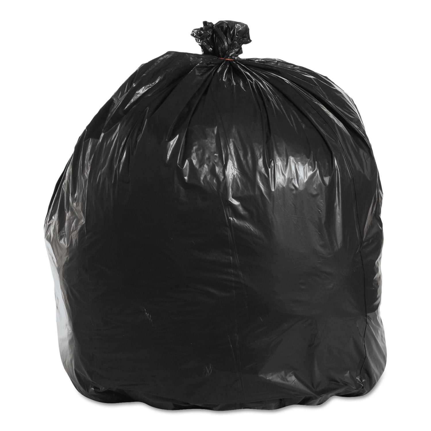 Boardwalk® Low Density Repro Can Liners, 45 Gal, 1.6 Mil, 40" X 46", Black, 100/carton