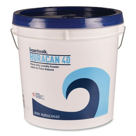 Boardwalk Low Suds Laundry Detergent, Economical, Powder, Fresh Lemon Scent, 40 lb. Pail