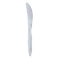 thumbnail image 1 of Boardwalk Mediumweight Wrapped Polypropylene Cutlery, Knives, White, 1,000/Carton, 1 of 9