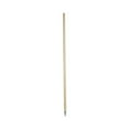 thumbnail image 1 of Boardwalk BWK138 1.13 in. Diameter x 60 in. Handle Length Metal Tip Threaded Hardwood Broom Handle - Natural, 1 of 5