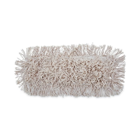 Mop Head Dust Dust, Cotton, 12 x 5, White