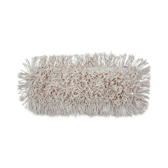 Mop Head Dust Dust, Cotton, 12 x 5, White