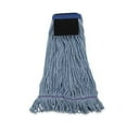 thumbnail image 1 of Boardwalk Mop Head Loop-End Cotton With Scrub Pad Large 12/Carton 903BL, 1 of 9
