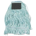 thumbnail image 1 of Mop Head, Loop-End, Cotton With Scrub Pad, Medium, 12/Carton BWK902BL, 1 of 9