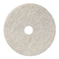 thumbnail image 1 of Boardwalk Natural Burnishing Floor Pads, 19" Diameter, White, 5/Carton, Each, 1 of 3