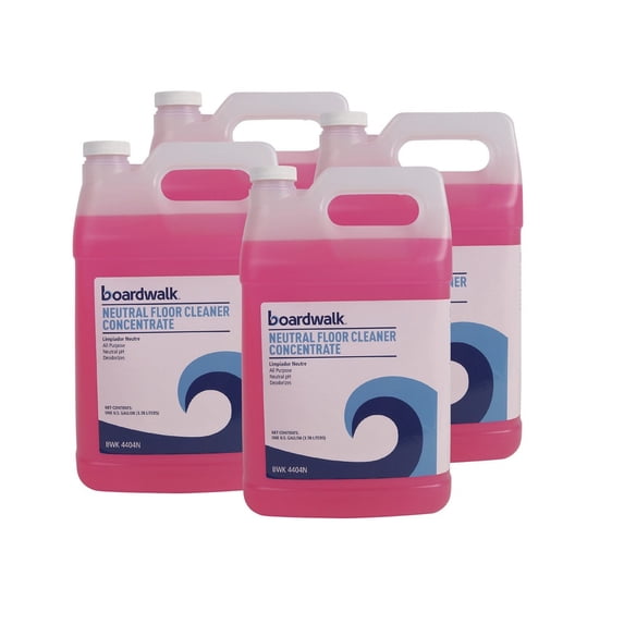 1 Gallon Neutral Floor Cleaner Concentrate - Lemon Scent (4/Carton)