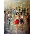 thumbnail image 1 of "Boardwalk" Oil Painting by Andre Dluhos, 1 of 2