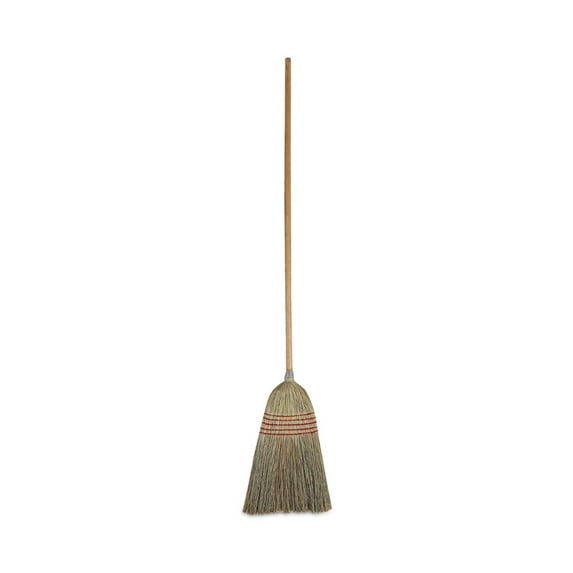 Boardwalk Parlor Broom Corn Fiber Bristles 55" Wood Handle Natural 12/Carton 926CCT