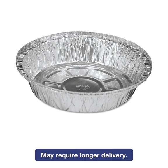 Boardwalk 7" Aluminum Round Containers, 500 count