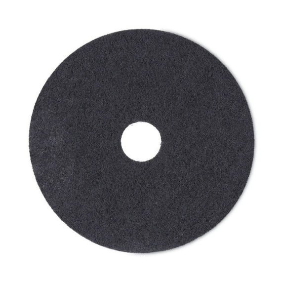 Boardwalk Standard Stripping Floor Pads 13" Diameter Black 5/Carton 4013BLA