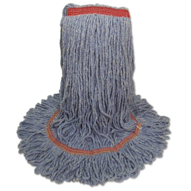 Boardwalk Super Loop Wet Mop Head, Cotton/Synthetic Fiber, Large, Blue