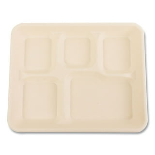 Bagasse PFAS-Free Food Tray, 5-Compartment, 8.26 x 0.98 x 10.9, Tan, Bamboo/Sugarcane, 500/Carton Bagasse PFAS-Free Food Tray, 5-Compartment, 8.26 x 0.98 x 10.9, Tan, Bamboo/Sugarcane, 500/Carton