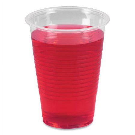 Boardwalk Translucent Plastic Cold Cups, 9 oz, Polypropylene, 100 Cups/Sleeve, 25 Sleeves/Carton