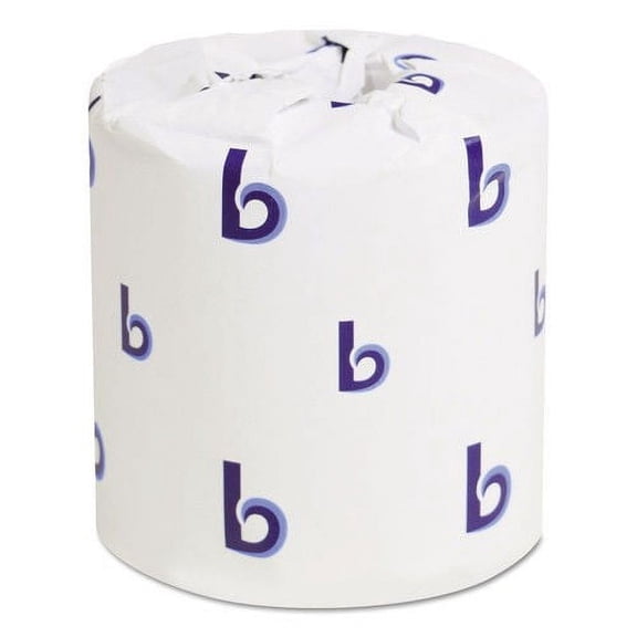 Boardwalk Two-Ply Toilet Tissue, Septic Safe, White, 4.5" x 3" (500 sheets/roll, 96 rolls)