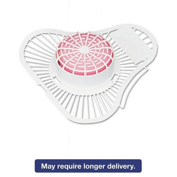 Boardwalk Urinal Screen with Para Deodorizer Block, Cherry - 12 per Box
