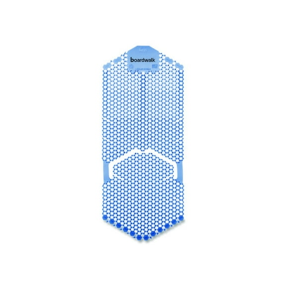 Boardwalk Vertical Urinal Screen, Cotton Blossom Scent, Blue, 5.22 oz, 6/Carton