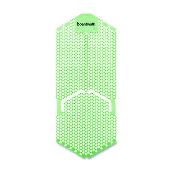 Boardwalk Vertical Urinal Screen, Cucumber Melon Scent, Green, 5.22 oz, 6/Carton