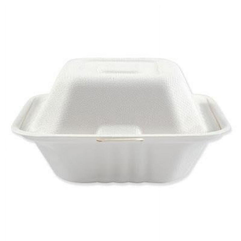 https://i5.walmartimages.com/seo/Boardwalk-reg-Bagasse-Food-Containers-Hinged-Lid-1-Compartment-6-x-6-x-3-19-White-125-Sleeve-4-Sleeves-Carton-BWKHINGEWF1CM6_d8d4f5fd-6323-477d-9843-59fd0517a3c1.baf83ed661146490afc98c80f3e7365e.jpeg?odnHeight=768&odnWidth=768&odnBg=FFFFFF
