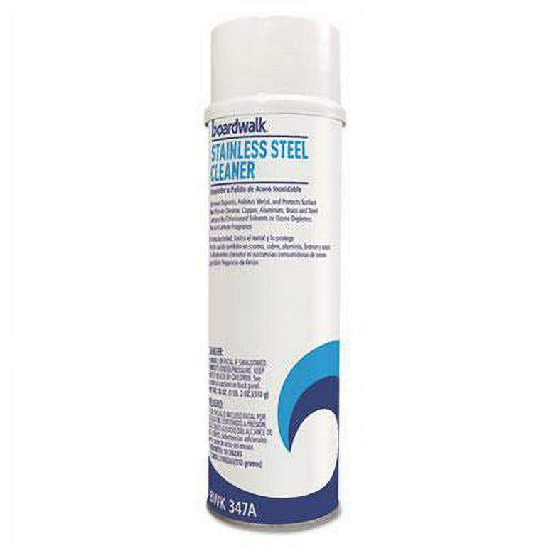 Stainless Steel Cleaner and Polish, Lemon, 18 oz Aerosol Spray, 12/Carton Stainless Steel Cleaner and Polish, Lemon, 18 oz Aerosol Spray, 12/Carton