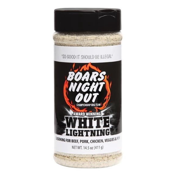 Boars Night Out White Lightning BBQ Seasoning - Seasoning - 14.5 oz