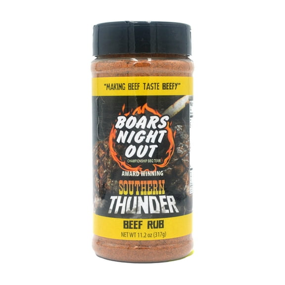 Boars Night Out Southern Thunder Beef Rub Beef Pork Chicken Seasoning 11.2 Oz