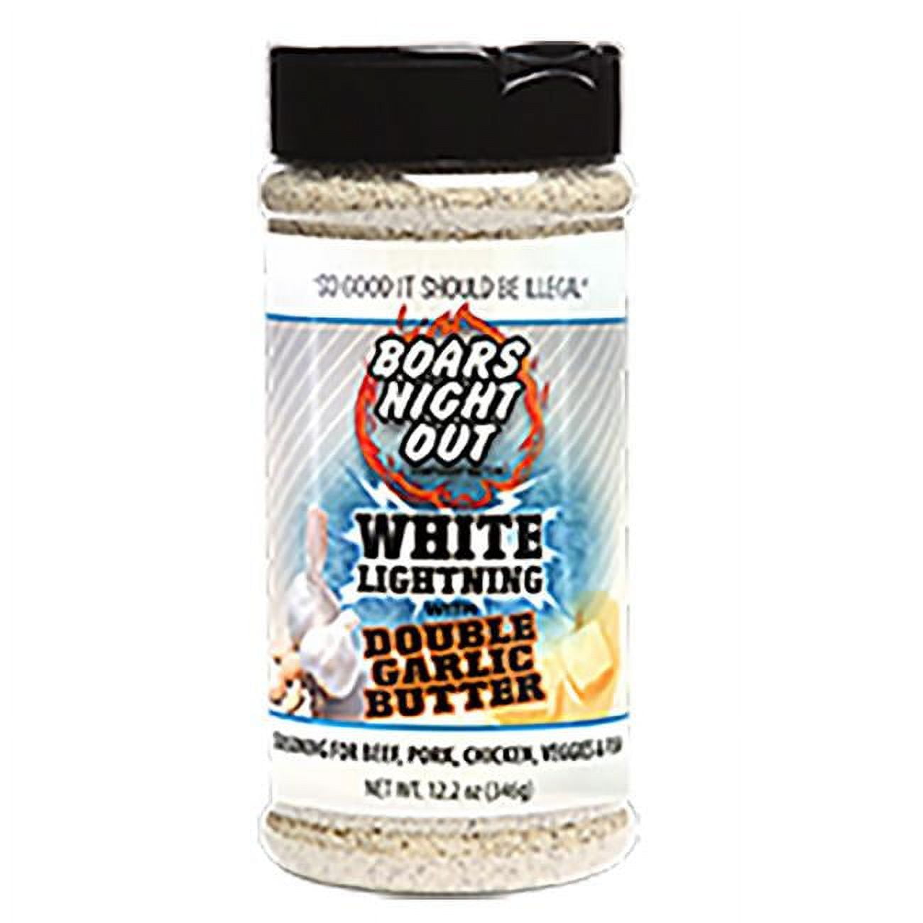 https://i5.walmartimages.com/seo/Boars-Night-Out-White-Lightning-with-Butter-and-Garlic-BBQ-Seasoning-12-2-oz_e76e29c9-92fe-4715-8056-1014db946a03.0a5d3e6c87559818d18632e5d7b1aea4.jpeg