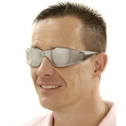 Boas Safety Glasses, Mirror Frame, Silver Mirror Lens