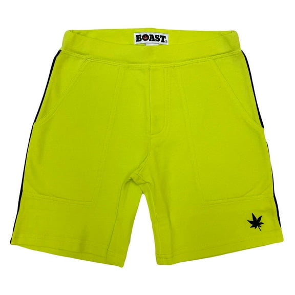 Boast Boy's Long Shorts 131604001 Small, Lime Punch