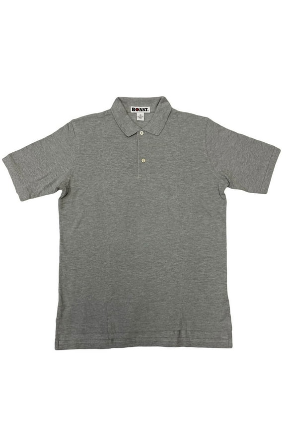 Men's Polo Shirt 10004, Medium, Heather Grey