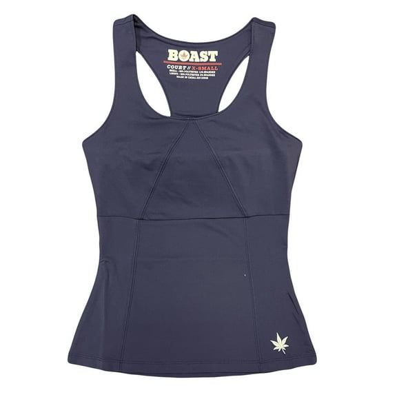 Boast Women's Active Scoop Tank Top X-Large, Navy