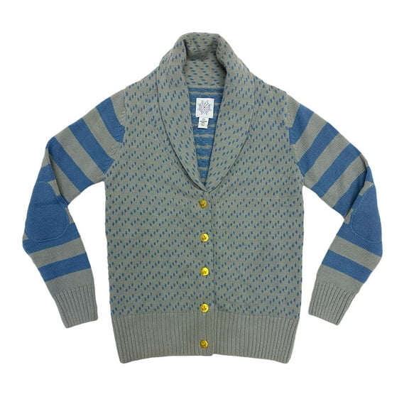 Boast Women's Birdseye Shawl Cardigan, Medium, Wet Weather