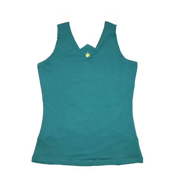 Boast Women's Mesh Strap Tennis Tank Top, Small, Mediterranean Blue