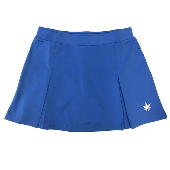 Boast Women's Pleated Court Tennis Skirt, Small, Bright Blue