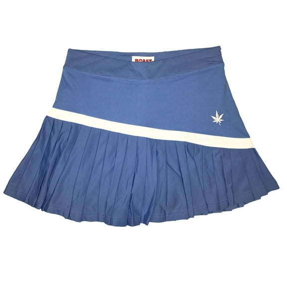 Boast Women's Skinny Pleat Tennis Skirt, X-Small, Carolina Blue