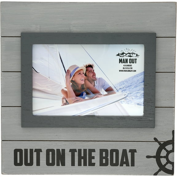 Pavilion Gift Company - Boat - 8.75" Frame
(Holds 6" x 4" Photo)