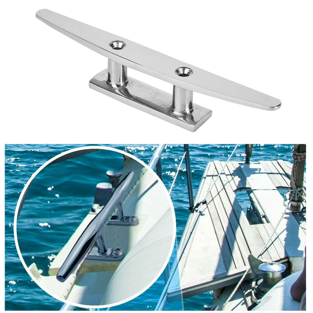 Boat Accessory 316 Stainless Steel Base Cleat Mirror Polished Boat