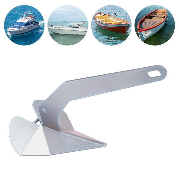 Boat Anchor 22 lb 10 kg Triangular-shaped Galvanized Steel, Boats From 20-35ft*