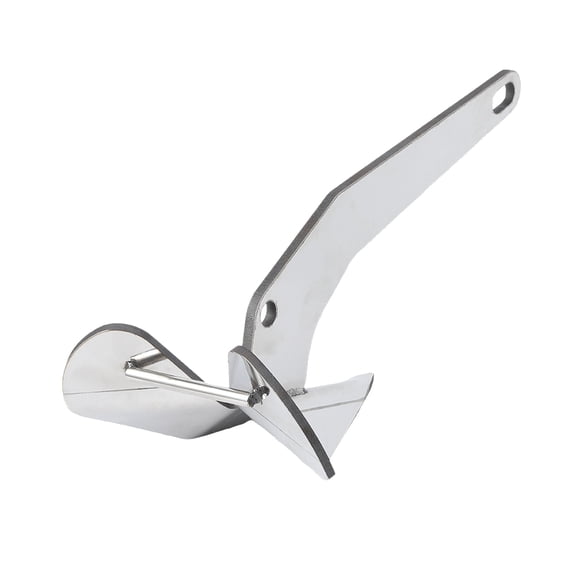 Boat Anchor, 316 Stainless Steel Delta-Style Anchor, Heavy Duty Triangular Anchor 11lbs /17lbs/22lbs Wing Style Triangle Anchor
