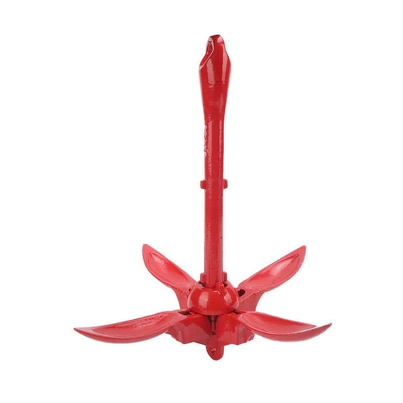 Boat Anchor Accessories Marine 3.3lbs Foldable Grapnel Anchor Stainless Steel Hardware for Boat Yacht Rafts Canoes