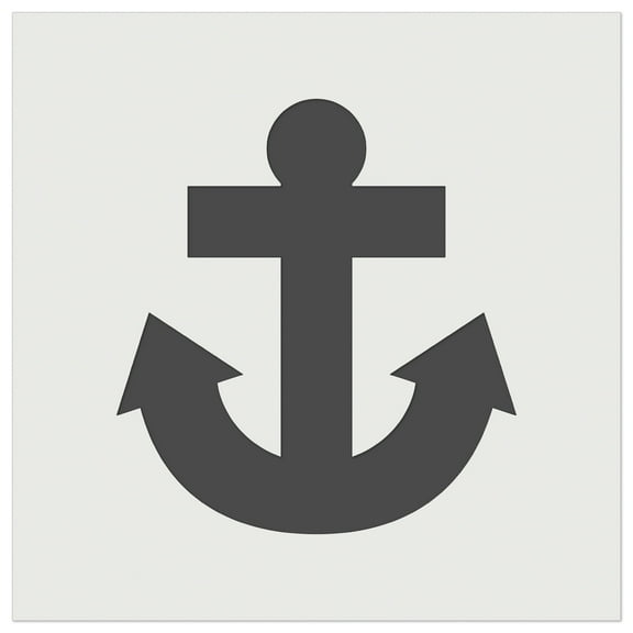 Boat Anchor Nautical DIY Cookie Wall Craft Stencil - 11.5 Inch