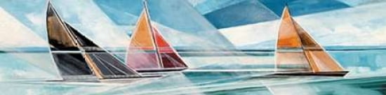 Boat Banner Canvas Art - Stuart Roy (12 x 36)