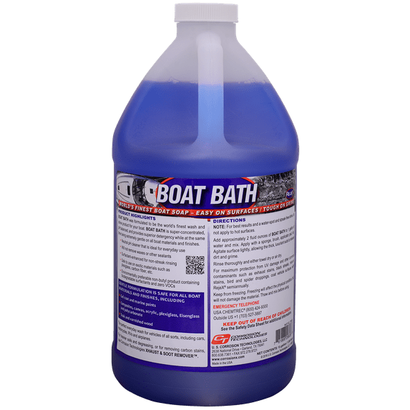 Boat Bath ph neutral, clean rinsing boat wash and shine soap 1/2 gallon