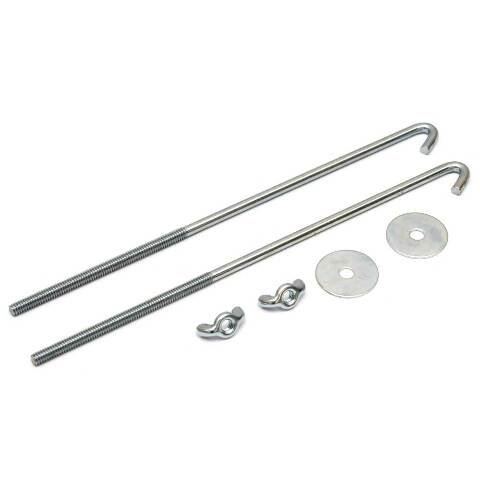 Boat Battery Hold Down 302107-2002 | Zinc Plated Steel 1/4 x 10