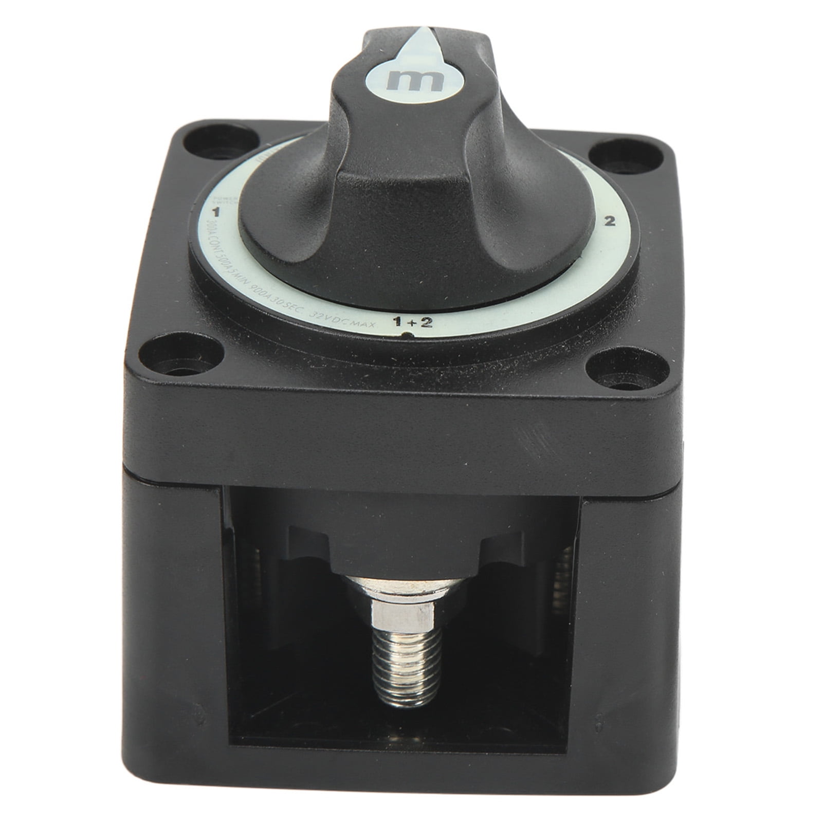 Boat Battery Switch, Marine Battery Selector Switch 4 Position Isolator