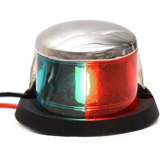 Boat Bi-Color Bow Light 0-0497 | Red / Green 12VDC Zinc Polymer