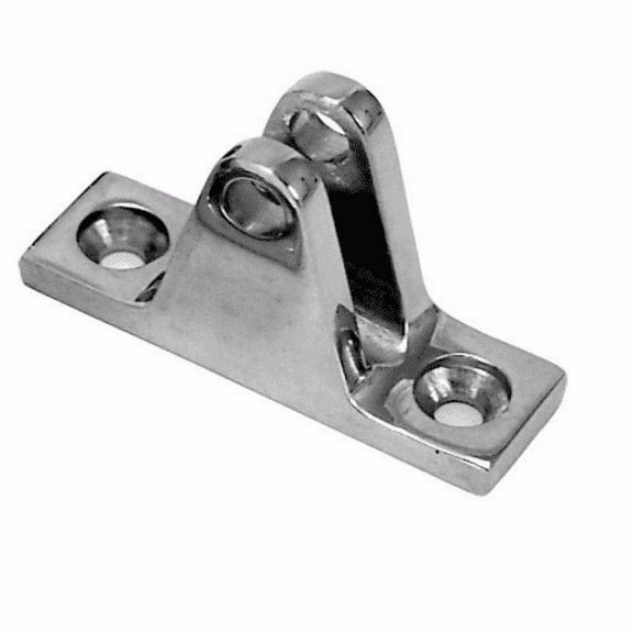 Boat Bimini Top Deck Hinge Mount | Stainless 2 3/8 x 3/4 Inch