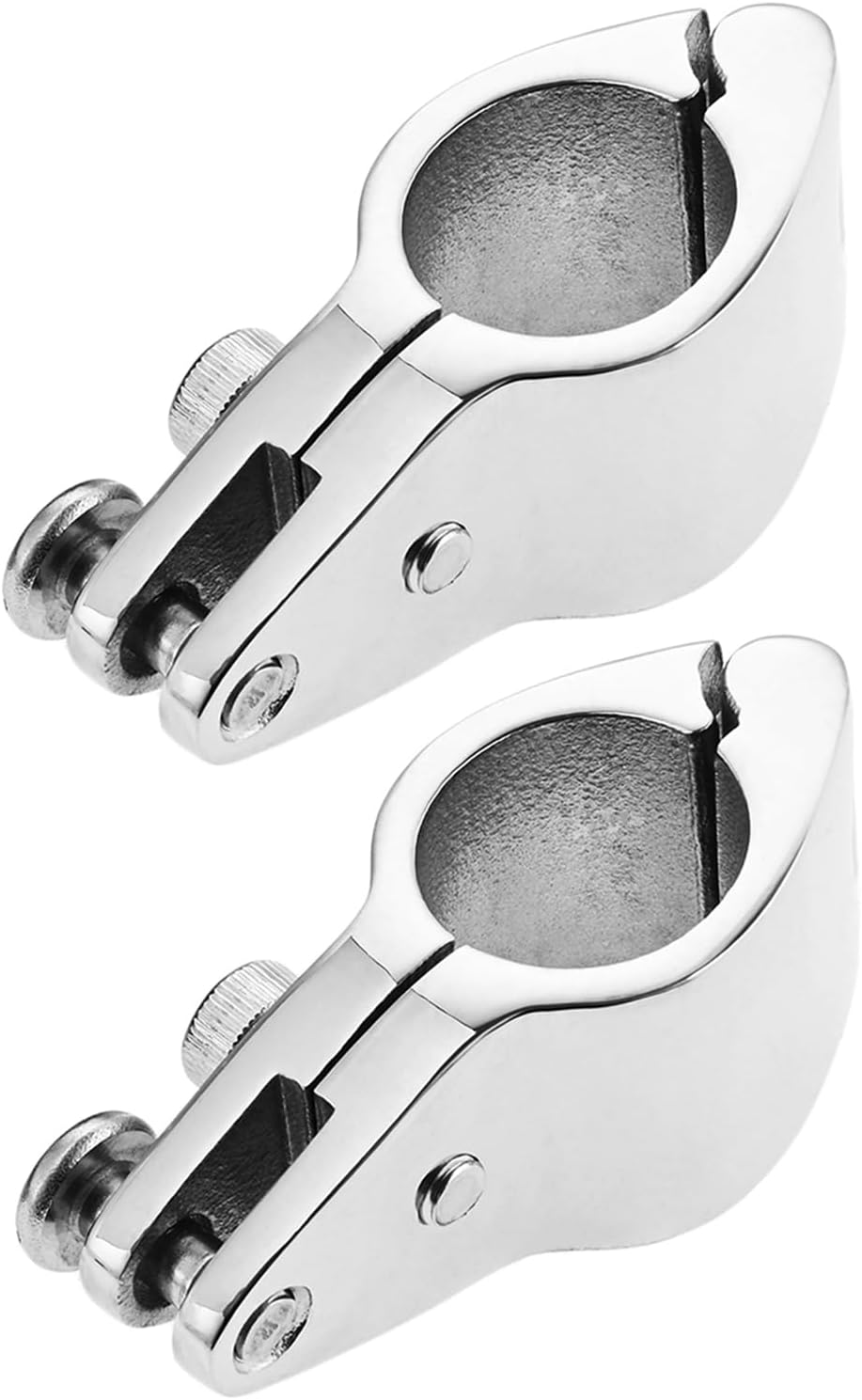 Lot De 2 Clips Coulissants Bimini En Inox 316 - Pour Bateau, Fixation Sur Rail, Quincaillerie Marine - 9