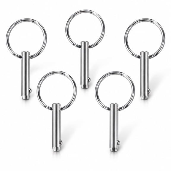 Boat Bimini Top Pins 1-1/2'' Marine 316 Stainless Steel Quick Release Detent Pin for Deck Fitting Hardware 5 PCS
